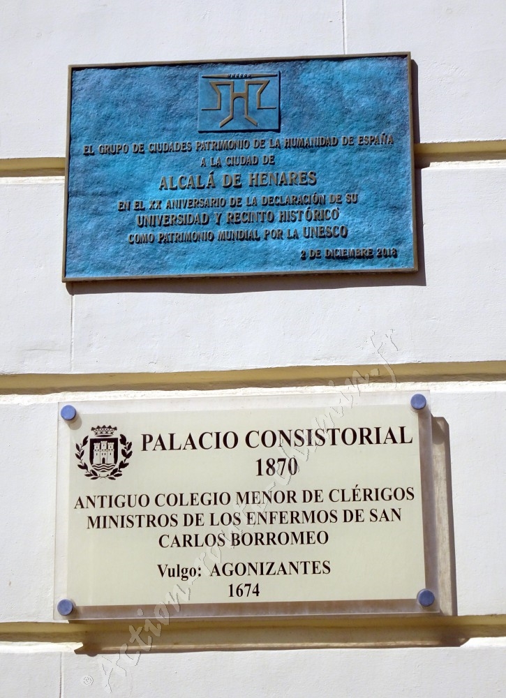 Alcala de henares mairie inscriptions palacio consistoral
